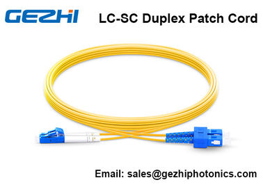 OS2 9/125 Aksesori Kabel Patch, FTTH Jumper Cord Duplex SM Panjang 30 Meter