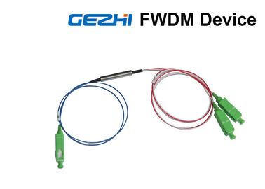 3 Pelabuhan FWDM Saring CWDM mux demux Lulus 1490nm Reflect 1310 / 1550nm