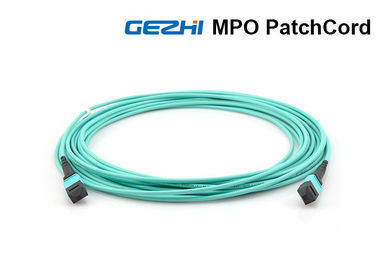 12 Serat Kabel Patch Kabel Serat Optik MPO 10 Kabel kabel OM3 Gigabit Jump