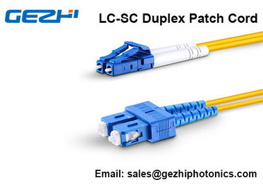 OS2 9/125 Aksesori Kabel Patch, FTTH Jumper Cord Duplex SM Panjang 30 Meter