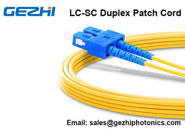 OS2 9/125 Aksesori Kabel Patch, FTTH Jumper Cord Duplex SM Panjang 30 Meter