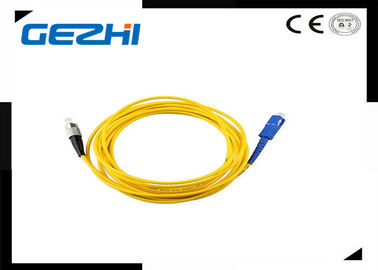 SC - FC 3 Meter Aksesori Kabel Patch Single Mode 3.0mm Kabel Jumper Disesuaikan