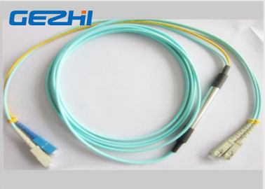 SC-SC Mode AC Kabel Patch Cord Duplex 50 / 125um OM3 10G Kabel Fiber Optic